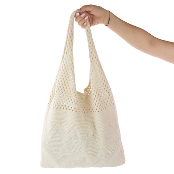 Alessio TORBA DAMSKA torebka NA ZAKUPY na ramię miejska BOHO shopperka