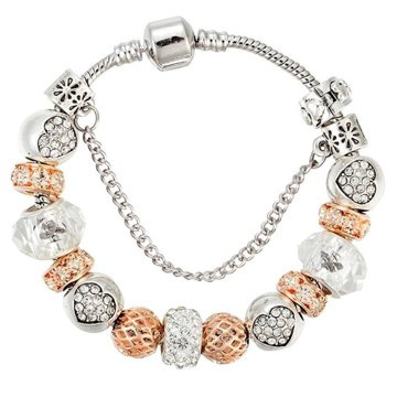 BRANSOLETKA srebrna MODUŁOWA damska CHARMS