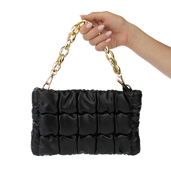 Alessio TOREBKA Damska PIKOWANA KLASYCZNA Kopertówka QUILTED