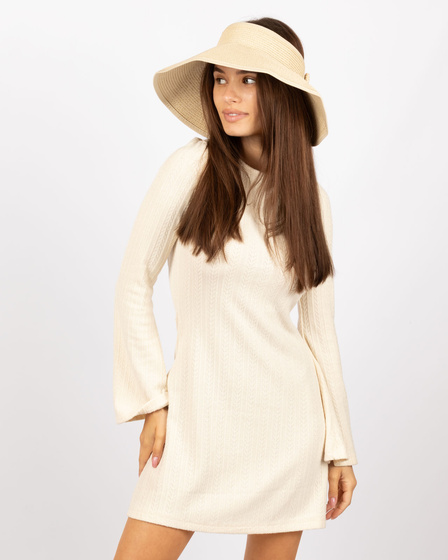 DASZEK DAMSKI Alessio słomkowy boho lato plaża KOKARDA NA KUCYK