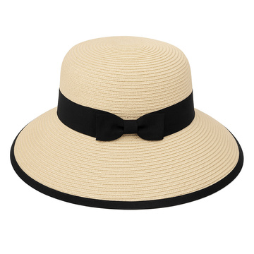 KAPELUSZ DAMSKI Alessio słomkowy boho lato plaża słomiany KOKARDA