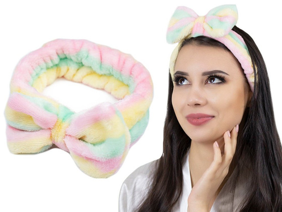 OPASKA do włosów KOSMETYCZNA do makijażu KOLOROWA