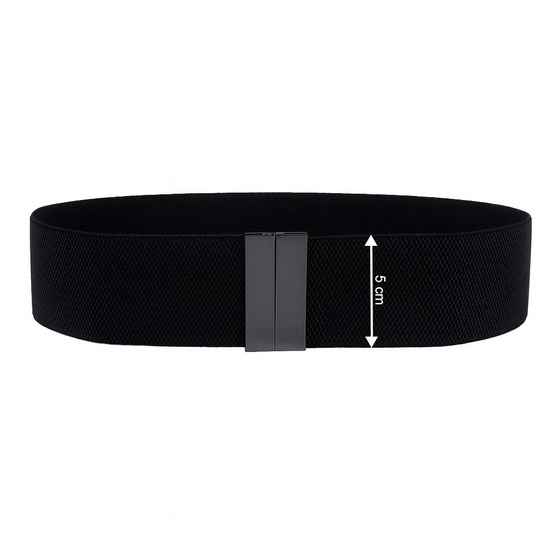 SZEROKI PASEK DAMSKI Alessio DO SUKIENKI elastyczny GUMA Rozmiar L