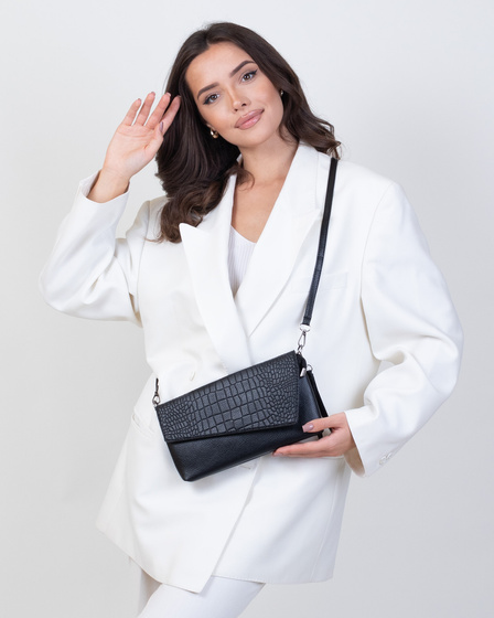 Alessio TOREBKA Damska KLASYCZNA na ramię LISTONOSZKA KOPERTÓWKA