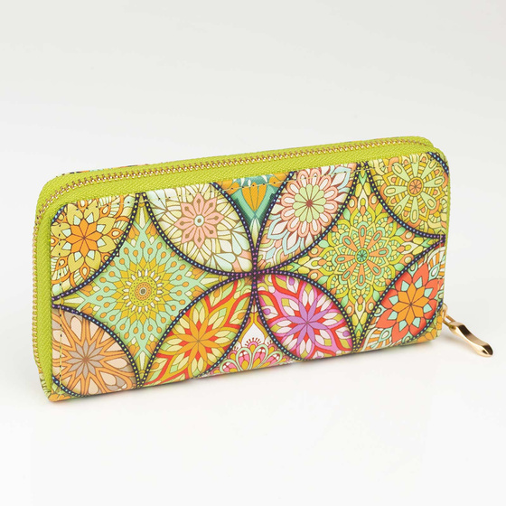 PORTFEL DAMSKI Alessio PORTMONETKA Miękki Styl Ludowy FOLK