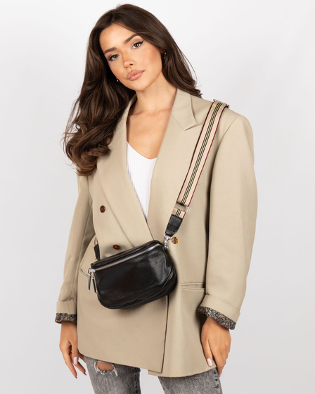 NERKA SASZETKA TOREBKA damska NA RAMIĘ lub na PAS CROSSBODY SKÓRA NATURALNA