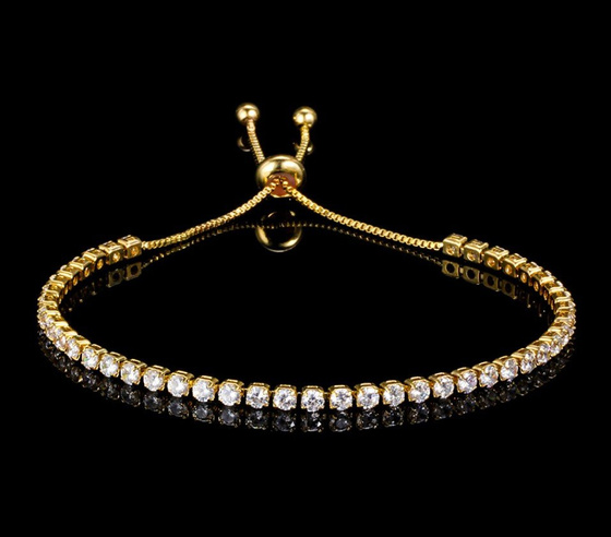 Bransoletka STAL SZLACHETNA POZŁACANA elegancka