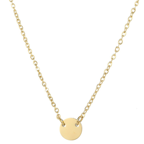 Naszyjnik STAL SZLACHETNA POZŁACANA choker