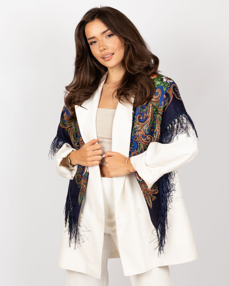 CHUSTA Ludowa Alessio GÓRALSKA Folk KWIATY DUŻA