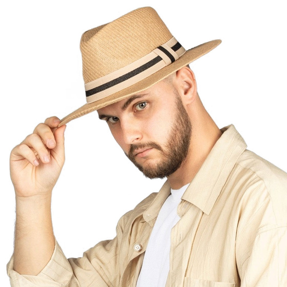 KAPELUSZ Alessio DAMSKI MĘSKI PLECIONY lato HAWANA letni PANAMA