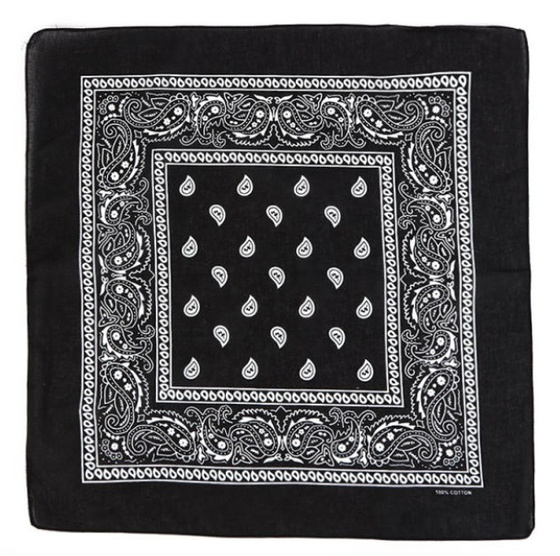 BANDAMKA BANDANA Alessio CHUSTKA CHUSTA czarna