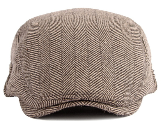 KASZKIET Męski Alessio Stylowy Elegancki FLAT CAP Jesień Zima Czapka RETRO