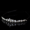OPASKA DO WŁOSÓW tiara CYRKONIE damska ślub SREBRNA ślubna