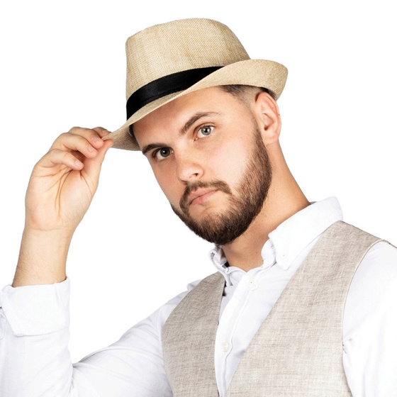 KAPELUSZ DAMSKI MĘSKI SŁOMKOWY lato PANAMA letni HAWANA