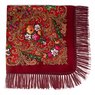 CHUSTA Ludowa Alessio GÓRALSKA Folk KWIATY DUŻA