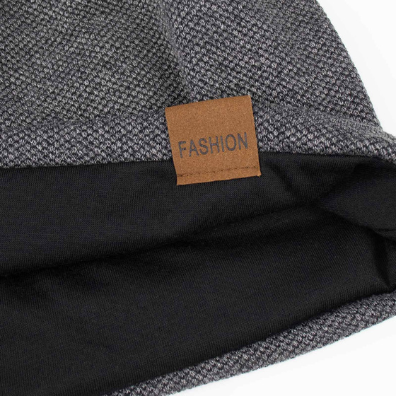 Czapka BEANIE smerfetka oversize MŁODZIEŻOWA ZIMOWA