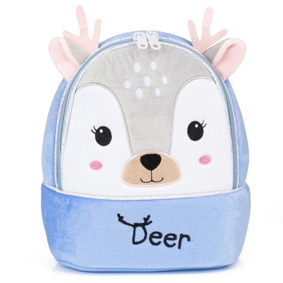 PLECAK SZKOLNY dla Dziewczynki Chłopca Przedszkolaka Bambi PLUSZOWY