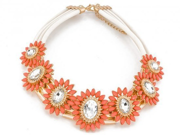 KOLIA naszyjnik DAISY koralowy