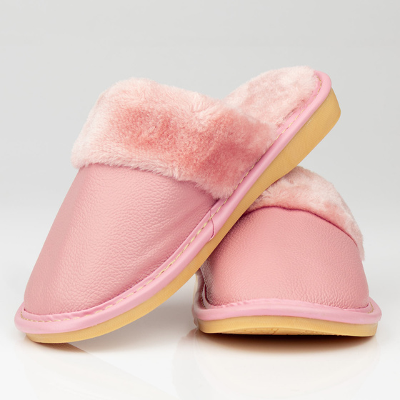 KAPCIE damskie Alessio domowe OCIEPLANE MIĘKKIE Futerko r. 35-36