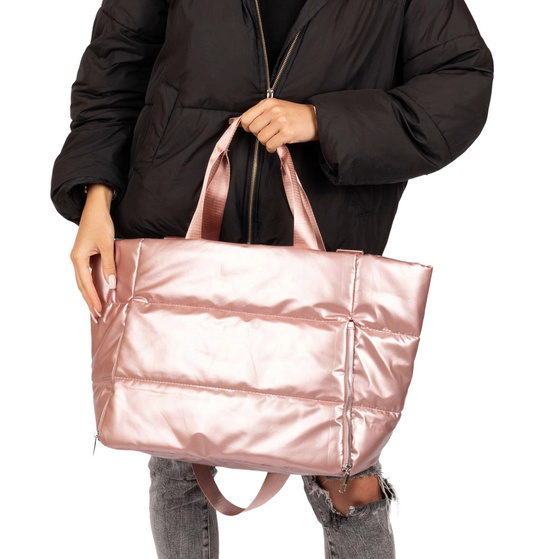 TOREBKA Damska Alessio PIKOWANA TORBA KLASYCZNA Shopper QUILTED