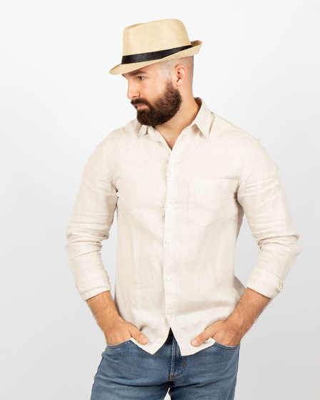 KAPELUSZ Alessio MĘSKI PLECIONY lato HAWANA letni PANAMA rozmiar 59-60