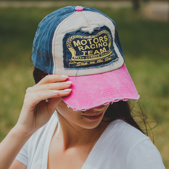 Czapka męska damska kaszkietówka Z DASZKIEM vintage retro BEJSBOLÓWKA