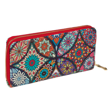 PORTFEL DAMSKI Alessio PORTMONETKA Miękki Styl Ludowy FOLK