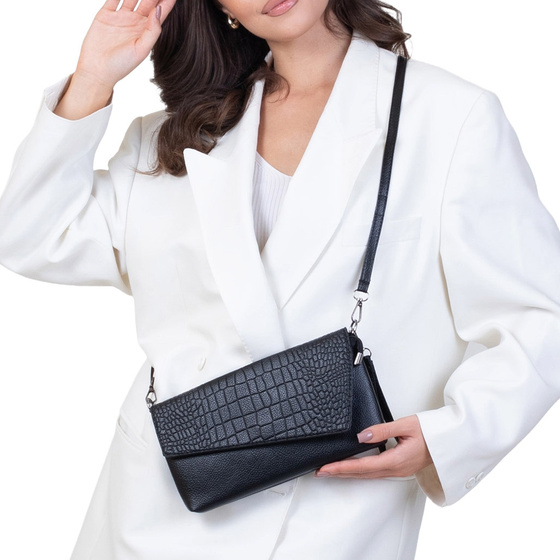 Alessio TOREBKA Damska KLASYCZNA na ramię LISTONOSZKA KOPERTÓWKA