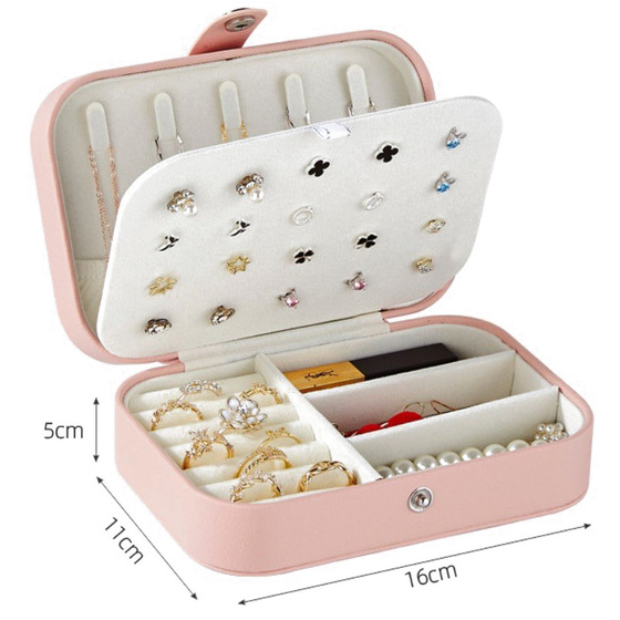 Kuferek na biżuterię SZKATUŁKA organizer mały elegancki