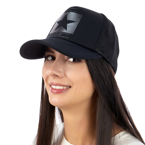 CZAPKA z daszkiem BEJSBOLÓWKA regulowana Z SIATKĄ damska męska