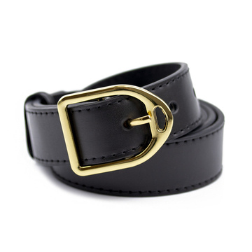 PASEK DAMSKI do spodni CZARNY klamra WĄSKI