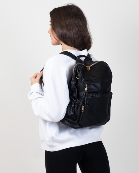 Alessio PLECAK POJEMNY ELEGANCKI szkolny MIEJSKI torba / plecak 2w1