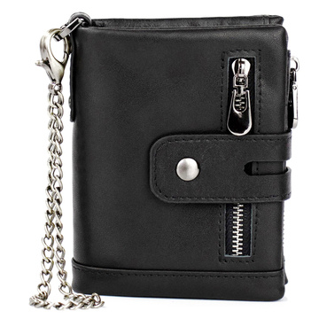 Alessio PORTFEL MĘSKI SKÓRA NATURALNA Block Kart RFID Pudełko PREZENTOWE