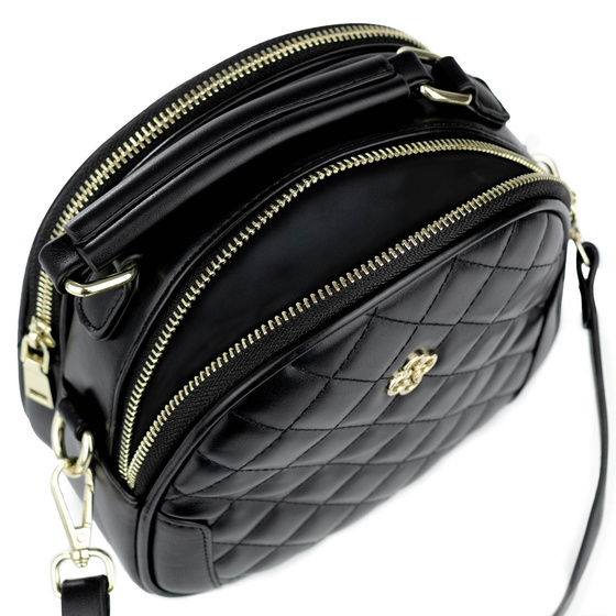 Alessio TOREBKA Damska listonoszka PIKOWANA PASEK QUILTED CROSSBODY