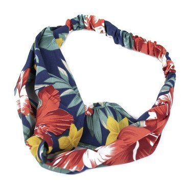 OPASKA DO WŁOSÓW kwiaty NA GUMCE bandamka TURBAN na głowę