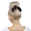 GUMKA DO WŁOSÓW czarna APASZKA scrunchie FROTKA