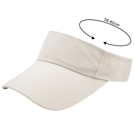 Daszek przeciwsłoneczny na głowę SPORTOWY NA LATO