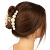 SPINKA DO WŁOSÓW klamra duża PERŁY elegancka