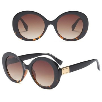 OKULARY przeciwsłoneczne DAMSKIE panterka BRĄZOWE