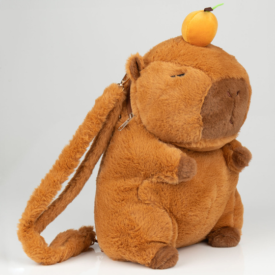 PLECAK SZKOLNY dla Dziewczynki Chłopca Przedszkolaka Kapibara PLUSZOWY DUŻY