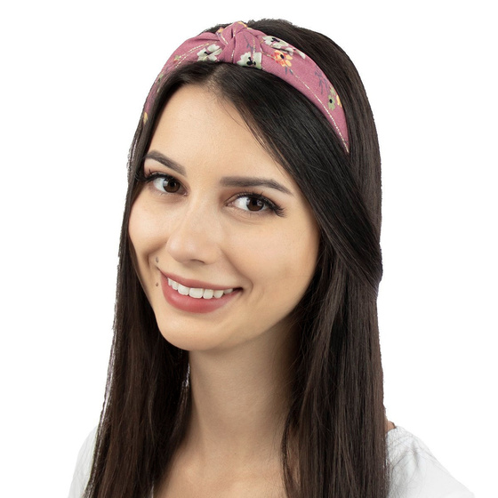 OPASKA DO WŁOSÓW KWIATY węzeł supeł TURBAN