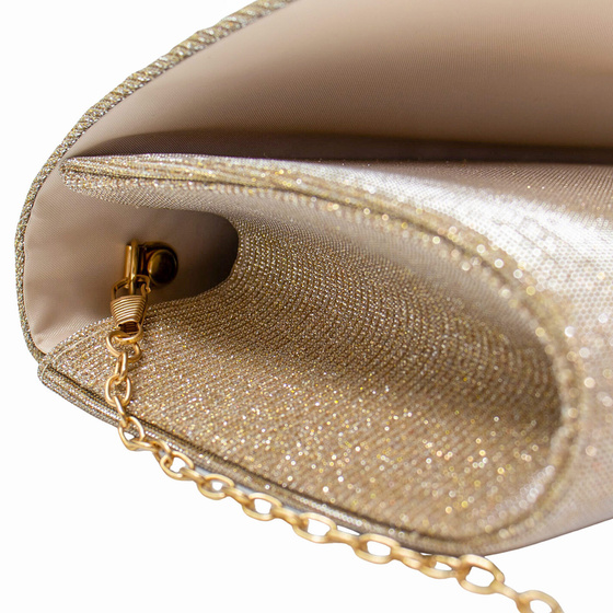 Torebka WIECZOROWA błyszcząca KOPERTÓWKA mała ELEGANCKA wizytowa