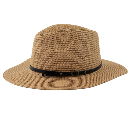 KAPELUSZ fedora letni SŁOMIANY DAMSKI MĘSKI panama SŁOMKOWY pleciony