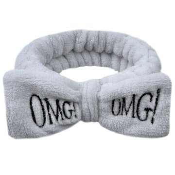 OPASKA do włosów KOSMETYCZNA do makijażu SZARA omg