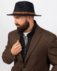 KAPELUSZ PANAMA fedora elegancki filcowy