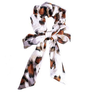 GUMKA DO WŁOSÓW frotka SCRUNCHIE apaszka ECRU