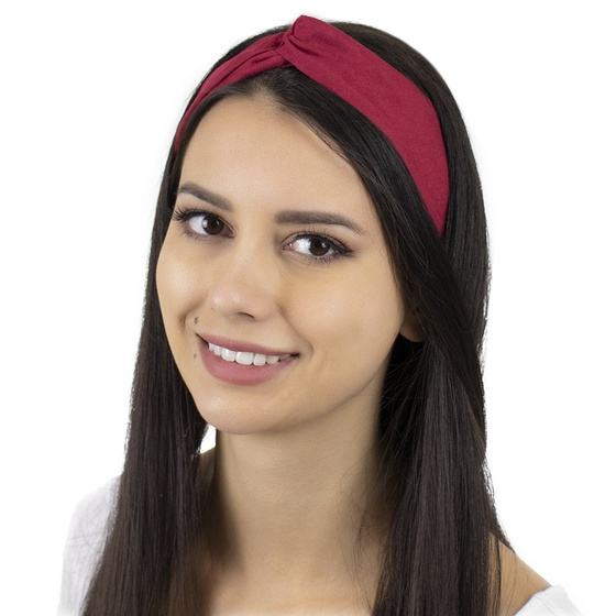 OPASKA DO WŁOSÓW damska TURBAN na gumce WĘZEŁ na głowę