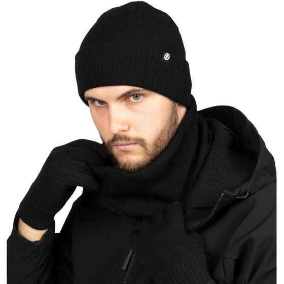 Alessio KOMPLET CZAPKA + KOMIN + RĘKAWICZKI DOTYKOWE ciepły POLAR ZIMOWY