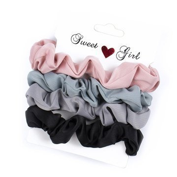 ZESTAW SCRUNCHIES 4 sztuki gumki do włosów FROTKI