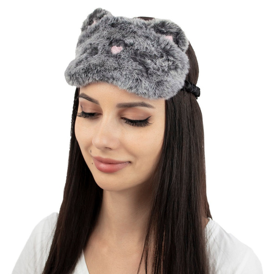 MASKA DO SPANIA szara do samolotu KOT opaska